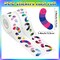 1000PCS LGBTQ+ Pride Month Stickers Roll – Rainbow Candy Worm Waterproof Vinyl Decals for Water Bottles, Laptops, Scrapbooks & Party Favors | Pride Flag Sticker Pack